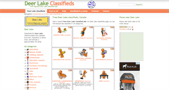 Desktop Screenshot of deer-lake.classifieds4.ca
