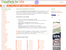 Tablet Screenshot of classifieds4.us